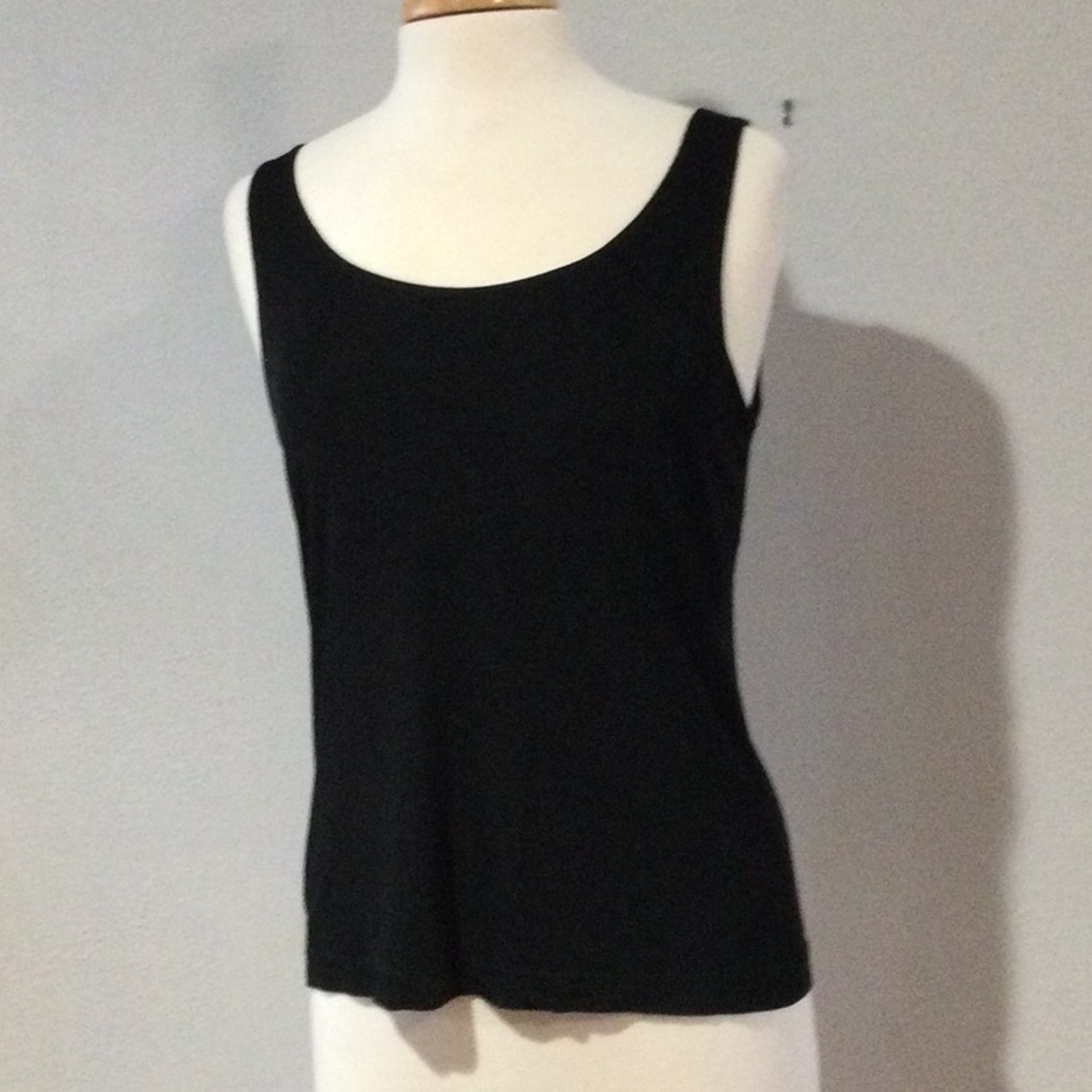 Chico’s Travelers Black Tank Size 2/12/L